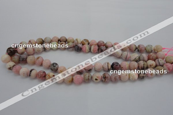 COP1252 15.5 inches 8mm round natural pink opal gemstone beads