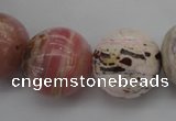 COP1258 15.5 inches 20mm round natural pink opal gemstone beads