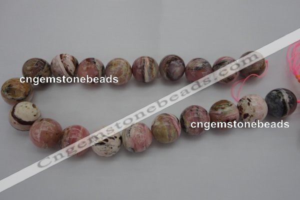 COP1258 15.5 inches 20mm round natural pink opal gemstone beads