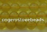 COP1302 15.5 inches 8mm round natural yellow opal gemstone beads