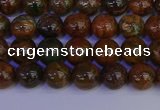 COP1361 15.5 inches 6mm round African green opal beads wholesale