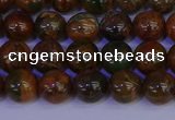 COP1362 15.5 inches 8mm round African green opal beads wholesale