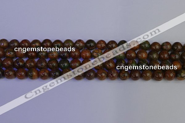 COP1363 15.5 inches 10mm round African green opal beads wholesale