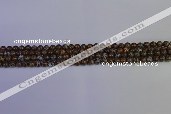 COP1370 15.5 inches 4mm round fire lace opal beads wholesale