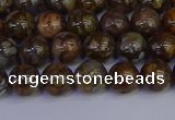 COP1371 15.5 inches 6mm round fire lace opal beads wholesale