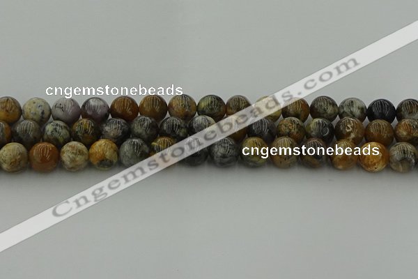 COP1383 15.5 inches 10mm round moss opal gemstone beads whholesale