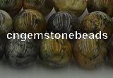 COP1384 15.5 inches 12mm round moss opal gemstone beads whholesale