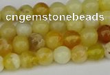 COP1426 15.5 inches 6mm round yellow opal beads wholesale