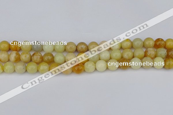 COP1428 15.5 inches 10mm round yellow opal beads wholesale