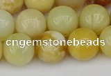 COP1429 15.5 inches 12mm round yellow opal beads wholesale