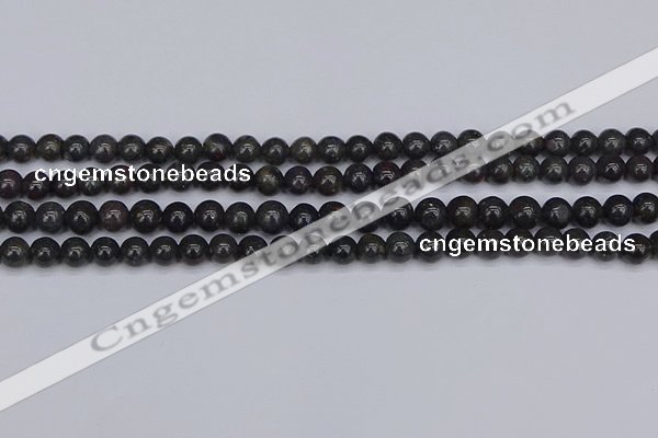 COP1441 15.5 inches 6mm round blue opal gemstone beads
