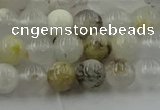 COP1451 15.5 inches 6mm round grey opal gemstone beads