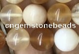 COP1458 15.5 inches 10mm round yellow opal gemstone beads