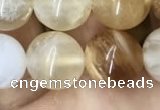 COP1459 15.5 inches 12mm round yellow opal gemstone beads