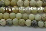 COP1460 15.5 inches 4mm round African opal gemstone beads