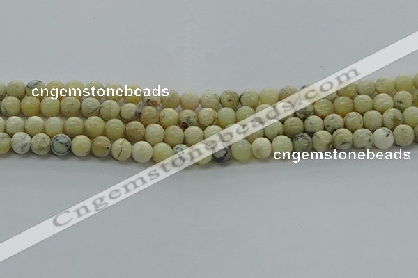 COP1461 15.5 inches 6mm round African opal gemstone beads