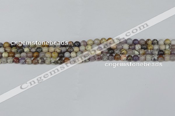 COP1510 15.5 inches 4mm round amethyst sage opal beads wholesale