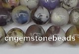 COP1514 15.5 inches 12mm round amethyst sage opal beads wholesale