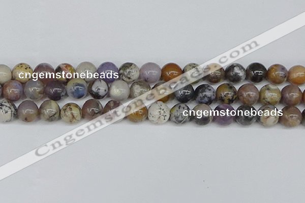 COP1515 15.5 inches 14mm round amethyst sage opal beads wholesale