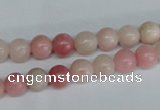 COP152 15.5 inches 8mm round pink opal gemstone beads wholesale