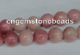 COP154 15.5 inches 12mm round pink opal gemstone beads wholesale