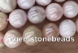 COP1541 15.5 inches 6mm round AB-color natural pink opal beads