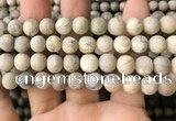 COP1563 15.5 inches 10mm round matte African opal beads