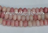 COP158 15.5 inches 4*6mm rondelle pink opal gemstone beads wholesale