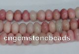 COP159 15.5 inches 5*8mm rondelle pink opal gemstone beads wholesale