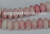 COP160 15.5 inches 6*12mm rondelle pink opal gemstone beads wholesale