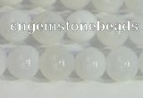 COP1615 15.5 inches 6mm round white opal gemstone beads