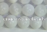 COP1616 15.5 inches 8mm round white opal gemstone beads