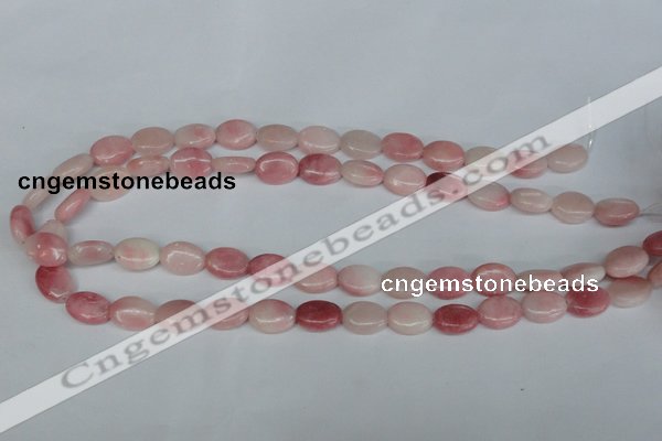 COP165 15.5 inches 10*14mm oval pink opal gemstone beads wholesale