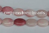 COP166 15.5 inches 12*16mm oval pink opal gemstone beads wholesale