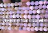 COP1666 15.5 inches 6mm faceted round white opal beads