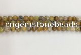 COP1671 15.5 inches 8mm round yellow opal gemstone beads