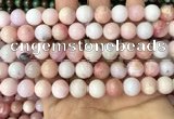 COP1695 15.5 inches 10mm round natural pink opal gemstone beads