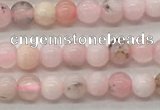 COP1700 15.5 inches 3mm round natural pink opal gemstone beads