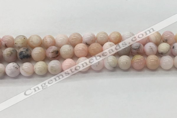 COP1703 15.5 inches 8mm round natural pink opal gemstone beads