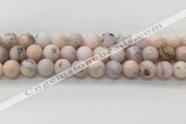 COP1704 15.5 inches 10mm round natural pink opal gemstone beads