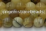 COP1735 15.5 inches 6mm round yellow opal beads wholesale