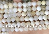 COP1755 15.5 inches 10mm round natural white opal gemstone beads