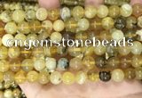 COP1760 15.5 inches 8mm round yellow opal beads wholesale