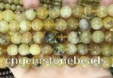 COP1762 15.5 inches 12mm round yellow opal beads wholesale