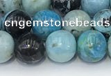 COP1791 15.5 inches 8mm round blue opal gemstone beads