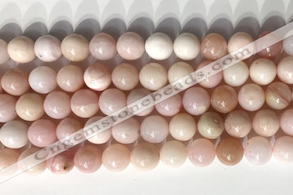 COP1798 15.5 inches 10mm round pink opal gemstone beads