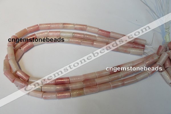 COP180 15.5 inches 8*16mm tube pink opal gemstone beads wholesale