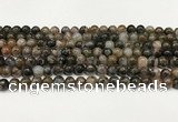 COP1800 15.5 inches 4mm round grey opal beads wholesale