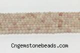 COP1820 15.5 inches 4mm round Chinese pink opal gemstone beads wholesale