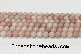 COP1822 15.5 inches 8mm round Chinese pink opal gemstone beads wholesale